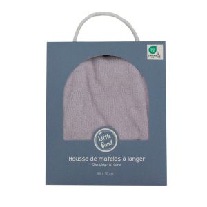 Housse pour matelas &agrave; langer Parme en &eacute;ponge - Housse matelas &agrave; langer 50x70 cm