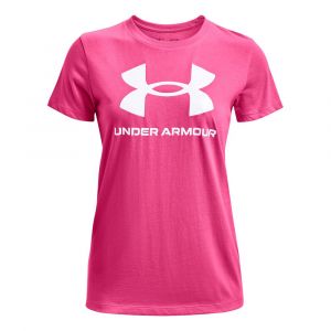 Under Armour T-shirt à manches courtes UA Sportstyle Graphic pour femme Pink - Taille XS