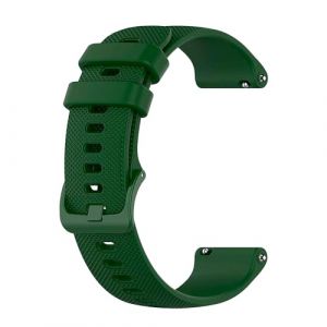 Bracelet vert Ociodual pour Amazfit GTS4-3-2-2e-bip-gtr/Forerunner 245-645/3-3 Music/Galaxy Watch 5-4classic/GT
