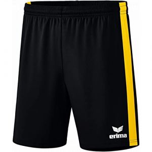 Erima Mixte Enfant Retro Star Short, Noir/Jaune, 116 EU
