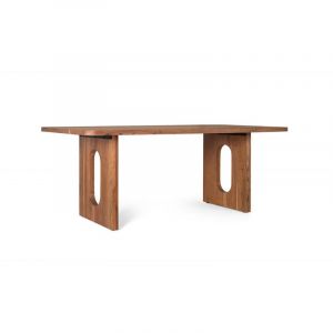 Décoration d'Autrefois Table à manger bois marron 200x100x76cm