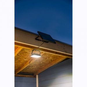 Galix Projecteur LED solaire 850 Lumens avec panneau d&eacute;port&eacute;