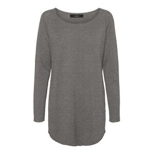 Image de Vero Moda Maille Pullover Women grey Medium Grey Melange - Taille M