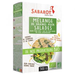 Sabarot M&eacute;lange de graines bio pour salades paquet de 500g