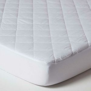 Homescapes - Protège matelas imperméable matelassé pour lit bébé, 70 x 140 cm, Lot de 2