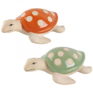 Signes Grimalt Figurine d&eacute;corative tortue en c&eacute;ramique, motif marin, d&eacute;coration multicolore pour la maison, le bureau, cadeau original