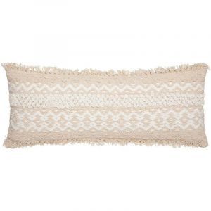 Coussin D&eacute;co "C&ocirc;t&eacute; Sable" 25x58cm Beige Prix