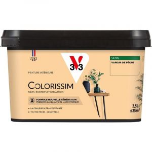 V33 Peinture Colorissim satin Vapeur de p&ecirc;che 2L5
