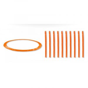JUMP4FUN Accessoires Trampoline Pack relooking Trampoline 12FT - 366cm - 10 Perches - Orange