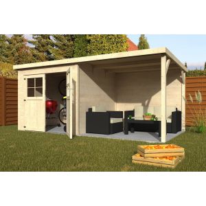 Abri de jardin Paradis Contact - Bois - 5.24m²