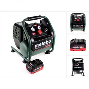 Metabo Power 160-5 18 LTX BL OF Compresseur sans fil 18 V 8,0 bar Brushless + 1x bloc batterie LiHD 8,0 Ah - sans chargeur