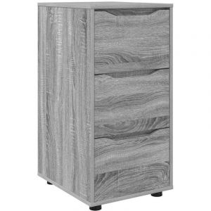 VidaXL Armoire de rangement Gris Sonoma 40 x 48 x 81 cm