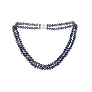 Blue Pearls Bps 0127 Y - Collier 2 rangs en perles de culture pour femme