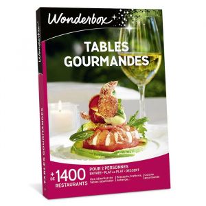 Wonderbox Coffret cadeau - Tables gourmandes - 1400 restaurants