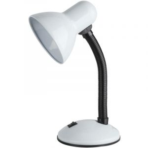 Image de rabalux Lampe de table métallique de métal blanc Dylan b: 23cm h: 34,5cm avec interrupteur