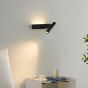Kosilum Applique noire tête de lit liseuse droite - Lodvi