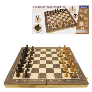 Lexibook Chessman Giant Wood Pro - &Eacute;chiquier Pliable en Bois avec pi&egrave;ces magn&eacute;tiques, CGM1000