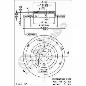 Image de Brembo 2 Disques de frein 09.5802.21