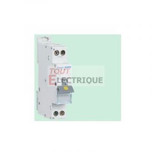 Hager Disjoncteur 1P+N courbe C - Lot de 12x Disjoncteur 1P+N 3kA C-1A 1 Module (MFN701)