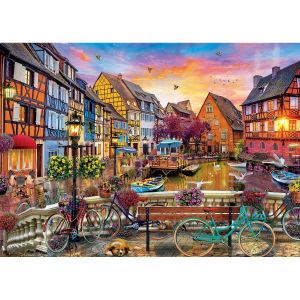 Master pieces Puzzle 550 pièces : Carnet de voyage - Colmar à vélo
