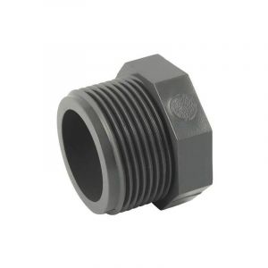 Codital Bouchon m&acirc;le pvc pression 26x34 (1').