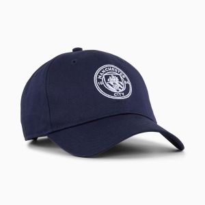 Puma Casquette de football manchester city ftblarchive, marine,