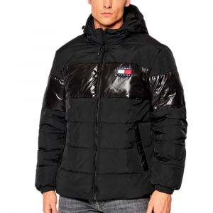 Tommy Jeans Doudoune Classic flag logo Homme Noir
