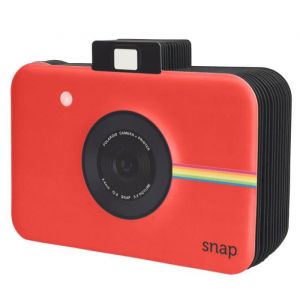 Polaroid PL2X3SBSNAPR Album scrapbooking - Look - Rouge - 13 pages en agglom&eacute;r&eacute; noires (9x5.5 ") - Peut contenir des photos de format - 2x3 "