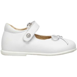 Naturino Ballerines &agrave; n UD en Cuir, Blanc-Argent&eacute; 20