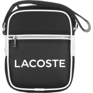 Image de Lacoste Sacoche bandouli&egrave;re ref 51663 000 Noir 21*26*8.5 TU