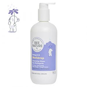 Bee Nature Eau Nettoyante Bio Bébé - Visage/Corps - Sans Rinçage - 99,9% Naturelle - YUKA 100/100 - 500ml