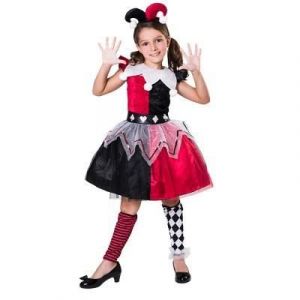 No Name Costume for Children My Other Me Harlequin 5-6 Years Red