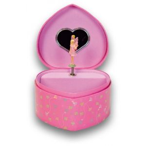 Ulysse Couleurs d'Enfance Bo&icirc;te &agrave; bijoux musicale Coeur licorne Kiki