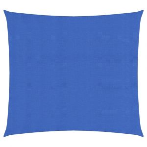 Voile d'ombrage 160 g/m² bleu 2,5 x 2,5 m PEHD 02_0009046