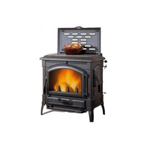 Nordica Po&ecirc;le &agrave; bois fonte 4.9kw noir antracite Extraflame ISOTTACCLEAN