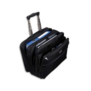 Image de LIGHTPAK Pilot Case - Trolley noire en polyester compartiments + poches L43 x H34 x P20 cm