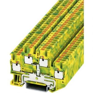 Phoenix contact Bloc de jonction à 2 étages pour conducteur protection Conditionnement: 1 pc(s) PTTB 2,5-PE 3210596