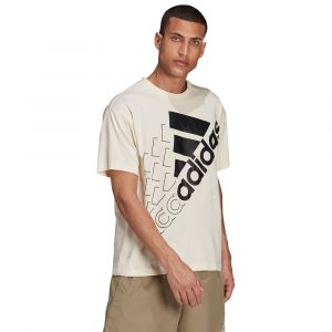 Adidas T-shirt Essentials Logo (Non genré) - Wonder White / Black, Wonder White / Black