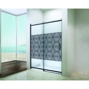 Fa&ccedil;ade UIMI - Coulissante - Finition Noir mat - 100x210cm