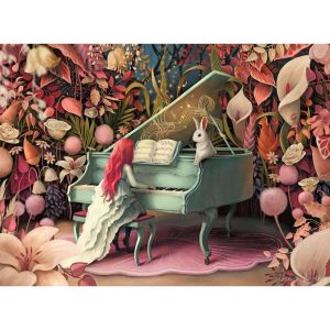 Ravensburger Puzzle 500 pièces - Le récital du lapin : Demelsa Haughton