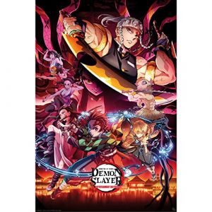 Abystyle GB Eye - DEMON SLAYER Poster Quartier des plaisirs (91,5 x 61 cm)