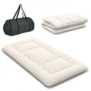 Coast Floor Mattress - Pliable - Lavable - Microfibre - 203 x 137 x 10 cm - Beige