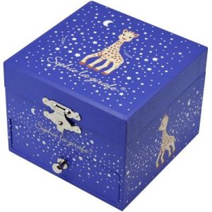 Trousselier Coffret &agrave; bijoux musical cube Sophie La Girafe Milky Way