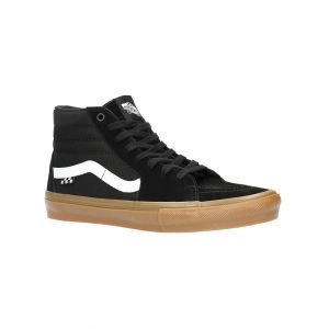 Vans Chaussures Skate Sk8-hi (black/gum) Femme Noir, Taille 45