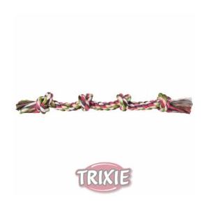 Trixie Corde multicolore 4 noeuds pour chien (54 cm)