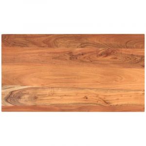 VidaXL Dessus de table 110x60x2,5cm rectangulaire bois massif d'acacia