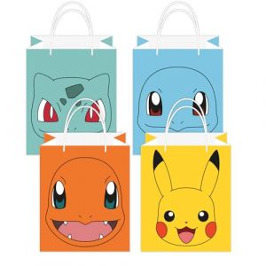 Amscan 8 Sacs cadeaux Pokémon en papier - Couleur Multicolore