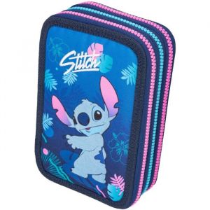 Trousse à crayons CoolPack à trois compartiments avec accessoires JUMPER 3 STITCH