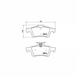 Brembo 4 plaquettes de frein P24148