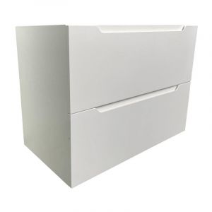 Meuble sous vasque suspendu - Blanc - 80 cm - STEFANIE